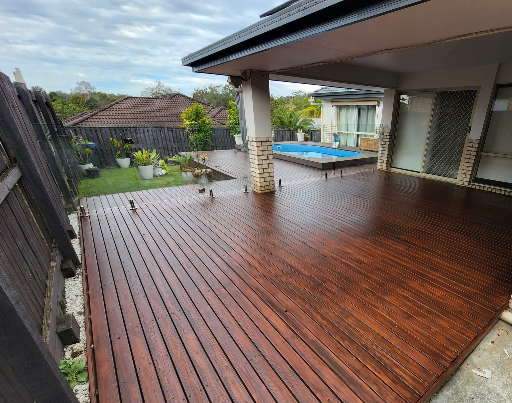 New build timber deck by JTD Constructions Gold Coast
